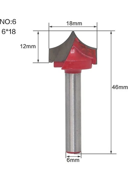 No8 6X25 1 Adet 6mm Shank Cnc Araçları Katı Karbür Yuvarlak Burun Uçları Yuvarlak Nokta Kesim Bit Çalkalayıcı Kesici Aletler Ağaç Işleme Için (Yurt Dışından) fırsatları