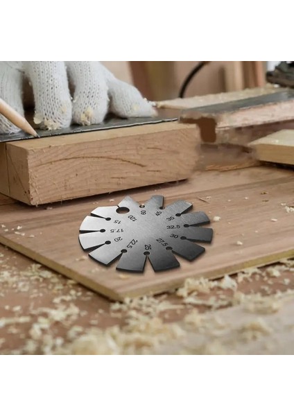 Paslanmaz Çelik Konik Ölçer Açı Iletki Aralığı 15C-120C Gage Araçları Çapı 70MM Açı Ölçer Ağaç Işleme Araçları Için (Yurt Dışından) fiyatları