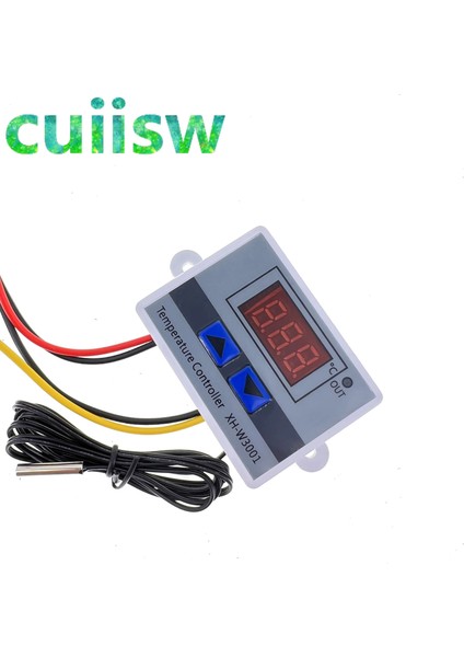 DC12V 12V/ 24V/ 110V /220V W3001 Dijital LED Sıcaklık Kontrol Cihazı 10A Termostat Kontrol Anahtarı Probu XH-W3001 (Yurt Dışından)