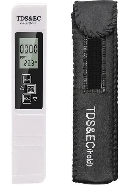 Beyaz Su Kalitesi Test Cihazı Doğru Güvenilir Tds Metre Ec Metre Sıcaklık Ölçer (Yurt Dışından)