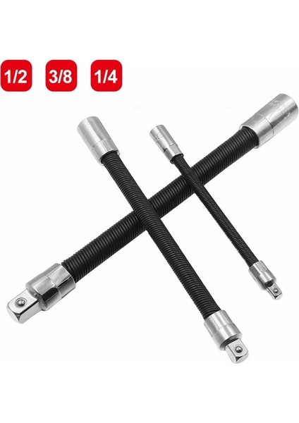 1 Adet 1-4 1 Adet Sürücü Uzatma Prizi Çubuğu Adaptörü Bağlantı Çubuğu Esnek Mil Dönüşüm Kafası Yüksek Tork Cırcır Anahtarı Elektronik Matkap (Yurt Dışından)