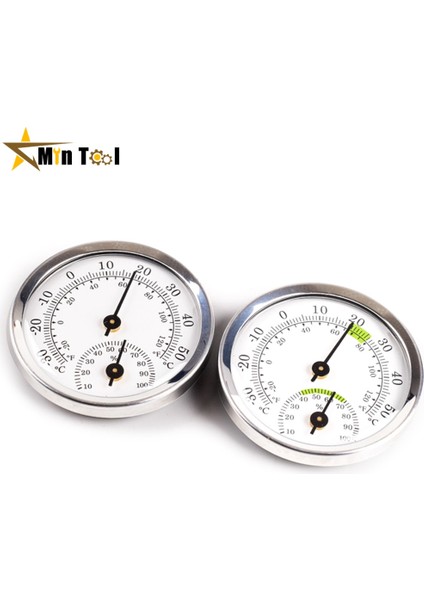 Gümüş Mini Pointer Tipi Termometre Higrometre Kapalı Oda Elektronik Sıcaklık Nem Ölçer Sensörü Ölçer Ev Kaynağı Için (Yurt Dışından) modelleri