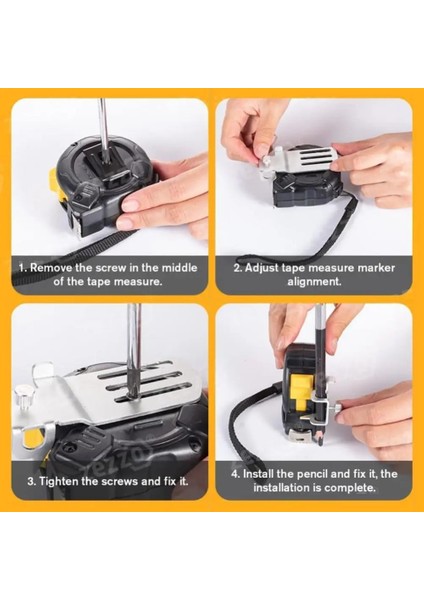 01 Dayanıklı Kalem Tutucu Kelepçe Çok Rollü Taşınabilir Mezura Işaretleyici Aracı Beraberlik Daire Alufer Daire Bulucu Aracı Bant Bant (Yurt Dışından) modelleri