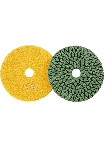 150GRIT 4 Inç 100MM Elmas Parlatma Pedleri Islak Zımpara Diski Granit Mermer Beton Taş Taşlama 50-3000 Grit (Yurt Dışından)