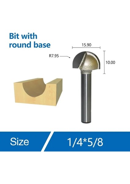 29MM 1/2 Shank Karbür Freze Ahşap Cnc Makinesi Için Katı Karbür Koy Kutusu Yönlendirici Bit (Yurt Dışından)