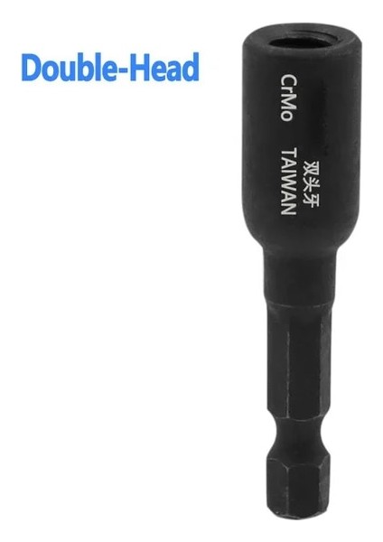 Siyah M6X1.0 Urann 1 Adet M6 M8 M10 6.35MM Altıgen Somun Sürücü Lokma Uçları Anahtarı Tornavida Hex Soket Bit Tornavida Kolu Araçları (Yurt Dışından)