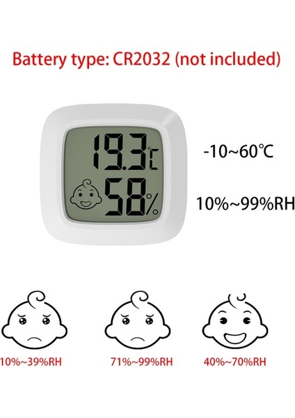 S28-W Mini Iç Mekan Termometresi LCD Dijital Sıcaklık Odası Higrometre Ölçer Sensörü Nem Ölçer Iç Mekan Termometresi Sıcaklık (Yurt Dışından)