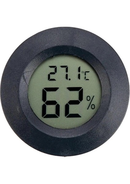 Siyah Mini Higrometre Termometre Dijital LCD Monitör Kapalı/açık Nem Ölçer Ölçer Sıcaklık Sera Sürüngen (Yurt Dışından) fırsatları