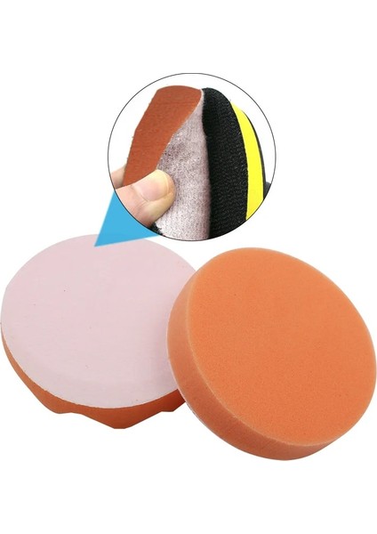 180MM Parlatıcı Sünger Ped Ağda Parlatma Sürtünme Ruber Ovma Pedi Güç Fırçalama Tüm Amaçlı Araba Tamir Oto Bakım Temizleme Aracı (Yurt Dışından) indirimleri