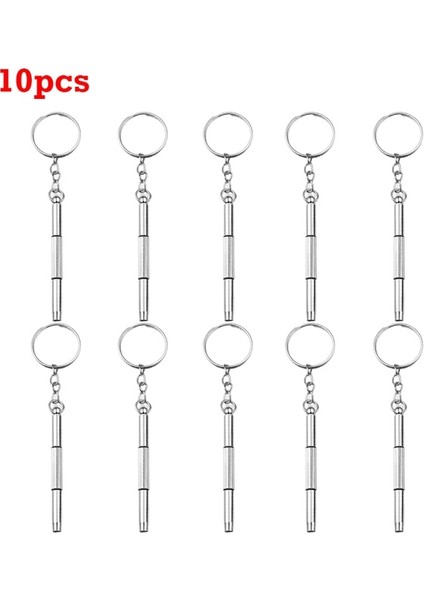 10 Adet 10/20 Adet Mini 3in1 Tornavida Çok Fonksiyonlu Metal Optik Gözlük Tornavida Taşınabilir Saat Sürücüsü Onarım Aracı El Aletleri (Yurt Dışından)