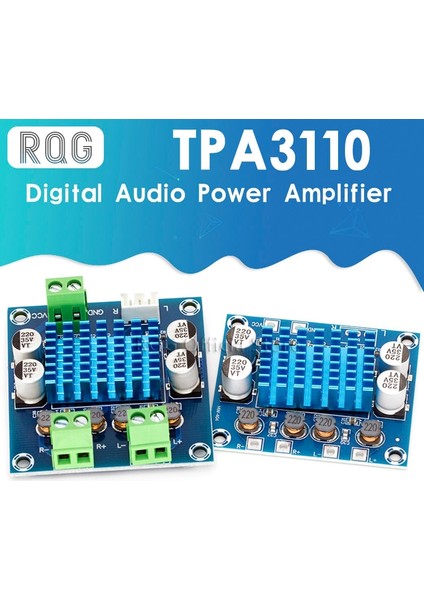A232 Terminali ile TPA3110 XH-A232 30W+30W 2.0 Kanal Dijital Stereo Ses Güç Amplifikatörü Kartı Dc 8-26V 3A (Yurt Dışından) fiyatları
