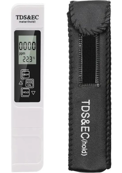 Beyaz ve Siyah Işık Dijital Su Kalitesi Test Cihazı Tds Ec Metre Aralığı 0-9990 Çok Fonksiyonlu Su Saflığı Sıcaklık Ölçer Temp Ppm Test Cihazı (Yurt Dışından) indirimleri