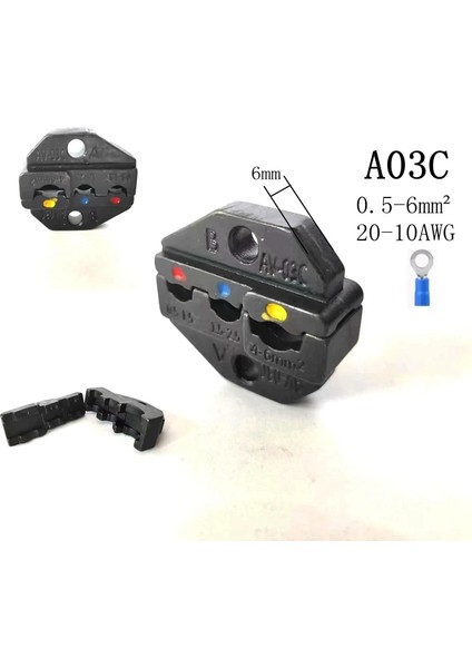 AV103 Kalıp Setleri FSE/HS-A03B/A03C/AV10A/AV101/A10/A16WF/AV103 Sıkma Pensesi Çeneleri Makine Modülleri Fiş Yayı Sıkma Kapağı Terminalleri (Yurt Dışından) indirimleri