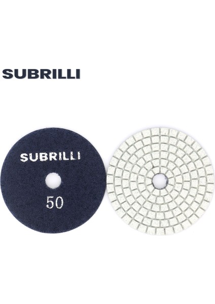 Grit 100 1 Adet Subrıllı 3 Inç Elmas Parlatma Pedleri Granit Taş Parlatma Parlatma Aşındırıcı Tekerlek Açılı Taşlama Araçları GRIT50-3000 # (Yurt Dışından)