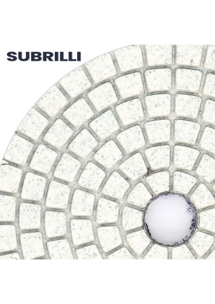 Grit 100 1 Adet Subrıllı 3 Inç Elmas Parlatma Pedleri Granit Taş Parlatma Parlatma Aşındırıcı Tekerlek Açılı Taşlama Araçları GRIT50-3000 # (Yurt Dışından)