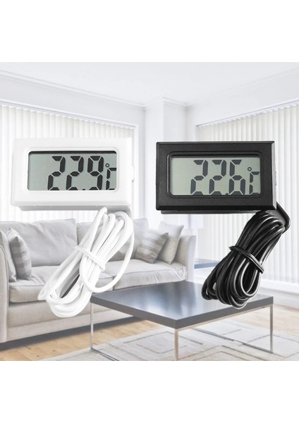 Santigrat Beyaz Dijital Termometre LCD Ekran Su Geçirmez Balık Akvaryumu Su Deposu Sıcaklık Termometre Ölçer Aqua-Tic Pet Malzemeleri Dropship (Yurt Dışından) modelleri