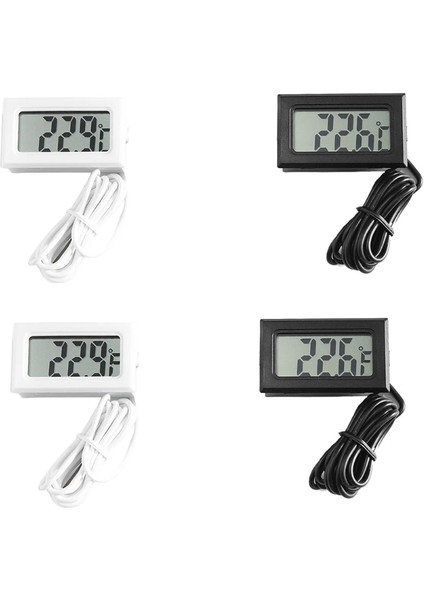 Santigrat Beyaz Dijital Termometre LCD Ekran Su Geçirmez Balık Akvaryumu Su Deposu Sıcaklık Termometre Ölçer Aqua-Tic Pet Malzemeleri Dropship (Yurt Dışından) fırsatları