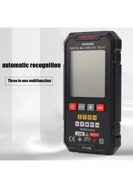 Evrensel Prob 10A HT125B Akıllı Multimetre Dijital Ac Dc 600 V Gerilim Diyot Metre Trms Ohm Hz Kondansatör Test Cihazı Sensörü Voltmetre Elektrikli Aletler (Yurt Dışından) modelleri