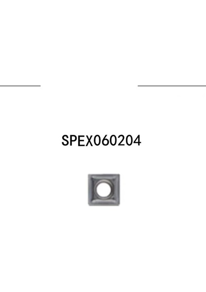 SPEX060204 Cnc Merkezleme Pah Kırma Kesici Çubuk Matkap DX30 DX45 Işleme Merkezi Aracı V-Oluk Işleme Değiştirilebilir Uç Tipi (Yurt Dışından)