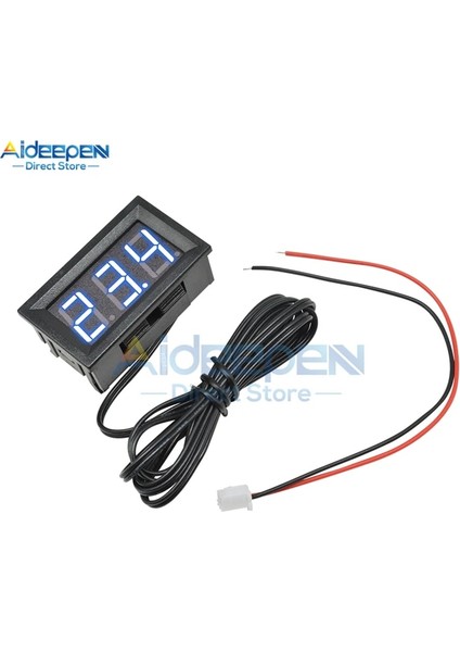 4-30V Yeşil -50 ~ 110C LED Sıcaklık Ölçer Dedektörü Sensör Probu 12V Dijital Termometre Monitör Test Cihazı Akvaryum Endüstriyel Ekipmanları (Yurt Dışından)