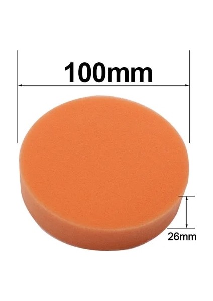 100MM B Parlatıcı Sünger Ped Ağda Parlatma Sürtünme Ruber Ovma Pedi Güç Fırçalama Tüm Amaçlı Araba Tamir Oto Bakım Temizleme Aracı (Yurt Dışından)