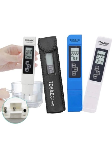 Beyaz Su Kalitesi Test Cihazı Aralığı 0-9990 Su Saflığı Testi Sıcaklık Ölçer Otomatik Kalibrasyon Su Kalitesi Monitörü Tds Metre Kalem (Yurt Dışından) indirimleri