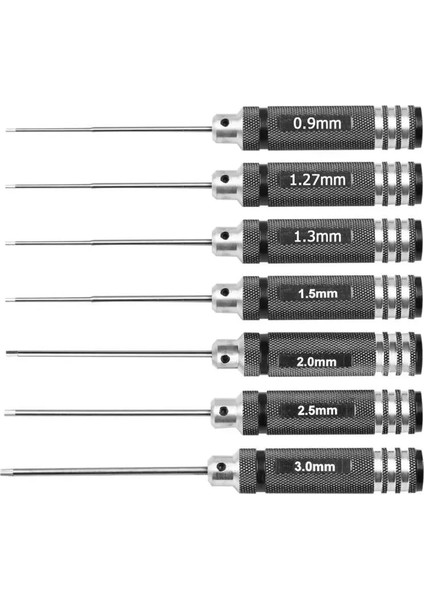 2.5mm 0.9/1.27/1.3/1.5/2.0/2.5/3.0mm Beyaz Çelik Altıgen Tornavida Aracı Kiti Rc Helikopter Uçak Araba Drone Uçak Modeli Temsilcisi (Yurt Dışından)