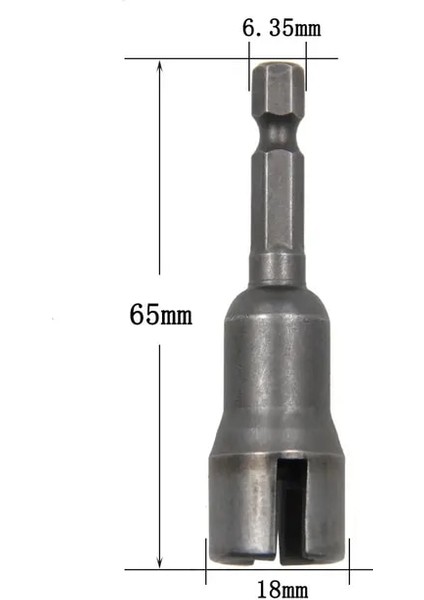 1 Adet Gümüş Binoax Oluklu Kanat Somun Sürücü Soket Kol Anahtarları Araçları 1/4 Inç Hex Shank Panel Somunları Göz Vidaları C Kanca Cıvataları (Yurt Dışından)
