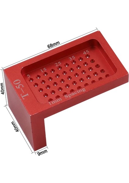 Kalem T50 Ağaç Işleme Cetvel Delik Cetvel Alüminyum Alaşımlı T Şeklinde Cetvel Ağaç Işleme Cetvel Ölçme Aracı Mini Astar (Yurt Dışından) fırsatları