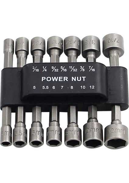 1 Takım 14 Adet Hex Soket Kol Nozulları Somun Sürücü Seti Güç Somun Sürücü Tornavida Uçları Aracı Set Lokma Anahtar Kafa Adaptörü Kafaları Için (Yurt Dışından)