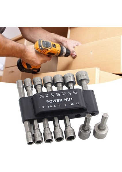 1 Takım 14 Adet Hex Soket Kol Nozulları Somun Sürücü Seti Güç Somun Sürücü Tornavida Uçları Aracı Set Lokma Anahtar Kafa Adaptörü Kafaları Için (Yurt Dışından) fırsatları