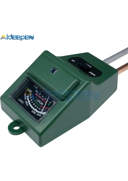 Açık Yeşil 3 In 1 Toprak Nem Güneş Işığı Ph Ölçer Higrometre Dijital Test Cihazı Bitkiler Çiçekler Asitlik Nem Ölçümü Bahçe Aracı (Yurt Dışından) indirimleri