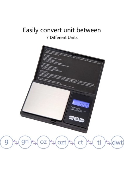 500G 0.1g Dijital Mutfak Terazisi Mücevher Tartı Terazi Gıda Terazileri LCD Ekran Dara M89B (Yurt Dışından) indirimleri