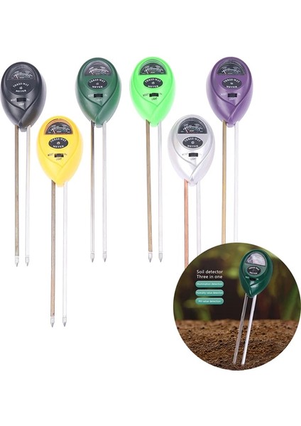 Rastgele 3 In1 Nem Güneş Işığı Ph Ölçer Toprak Su Asitliği Nem Işık Ph Testi Bahçe Bitkileri Çiçekler Nem Test Cihazı Test Cihazı (Yurt Dışından) fiyatları