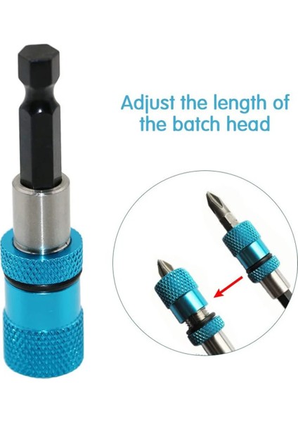 Ph2 ile 1 Adet Hex Shank Vida Derinliği Manyetik Tornavida Bit Tutucu 1/4 Inç Hex Sürücü Matkap Uçları ile Bar Uzatma Scewdriver Bit (Yurt Dışından) modelleri