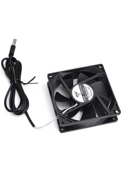 Soğutma Fanı 1.75W Dc 5V Fırçasız Soğutma Fanı 8025 USB Bilgisayar Kasası Pc Cpu Yağ Emdirilmiş Soğutucu 2800RPM Pbt Malzeme Radyatör 80MM x 25MM (Yurt Dışından)