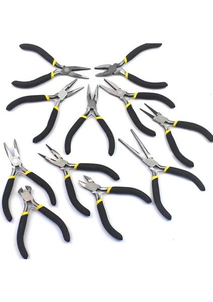 02 8 Stil Taşınabilir Dayanıklı Karbon Çelik Dövme Mücevherat Pense Hafif Yapma Boncuk Mini Pense Aracı Yuvarlak Düz Uzun Burun (Yurt Dışından) fiyatları