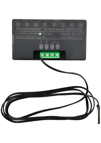 W3230 12V W3230 Dc 12V 24V AC110V 220V LED Dijital Termostat Sıcaklık Kontrol Cihazı Termoregülatör Isıtma Soğutma Kontrolü (Yurt Dışından)