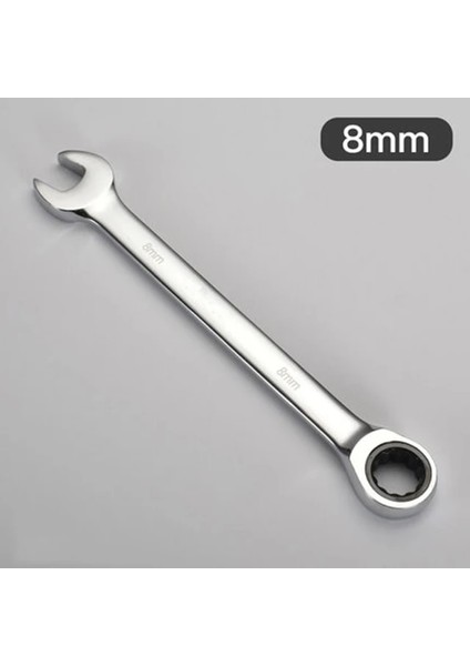 8mm Cırcır Kombinasyonu Metrik Anahtar Diş Dişli Halka Tork ve Soket Anahtarı Onarım Için Somun Araçları Bir Anahtar Seti (Yurt Dışından)
