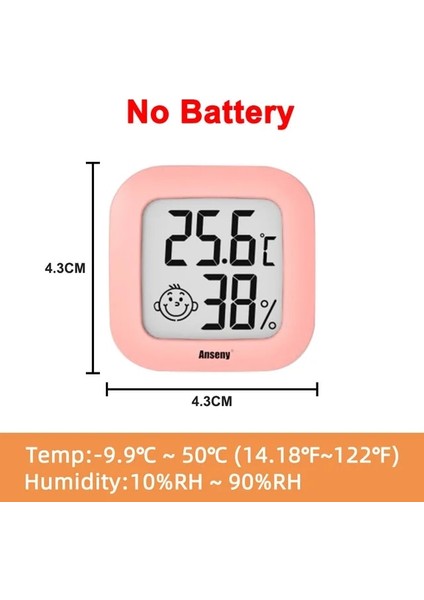 B Mini LCD Dijital Termometre Higrometre Ev Kapalı Elektronik Sıcaklık ve Nem Ölçer Mutfak Buzdolabı Termometreleri (Yurt Dışından)