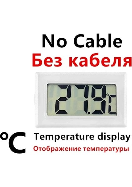 Fy-10 Kablo Yok Mini LCD Dijital Kapalı Uygun Sıcaklık Sensörü Nem Ölçer Gösterge Aletleri Kablo Termometre Higrometre Sıcaklık (Yurt Dışından)