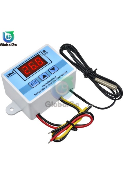 Dc 24V XH-W3002 W3002 Ac 110V-220V Dc 24V Dc 12V LED Dijital Termoregülatör Termostat Sıcaklık Kontrol Cihazı Kontrol Anahtarı Ölçer (Yurt Dışından) fiyatları