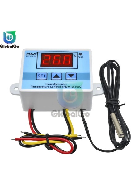 Dc 24V XH-W3002 W3002 Ac 110V-220V Dc 24V Dc 12V LED Dijital Termoregülatör Termostat Sıcaklık Kontrol Cihazı Kontrol Anahtarı Ölçer (Yurt Dışından) fırsatları