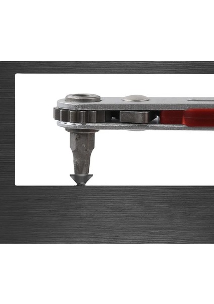 01 Mini Cırcır Anahtarı Tornavida 1/4 Inç Sürücü Soket Altıgen Tornavida Bit Çift Sürücü Kafa Cırcır Anahtarı El Aleti Iki Kafalı (Yurt Dışından) modelleri