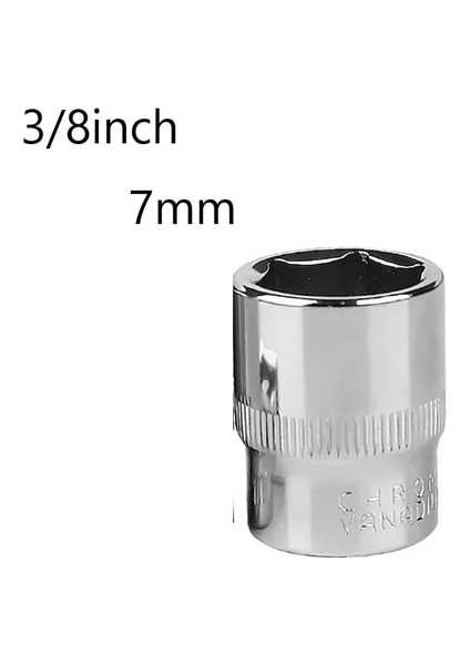 7mm 1 Adet 6-22MM 3/8 Inç Altıgen Lokma Anahtar Kafa Tuşları Lokma Anahtar Metrik Çift Uçlu Altıgenler Kol Cırcır Anahtarı Oto Tamir (Yurt Dışından)