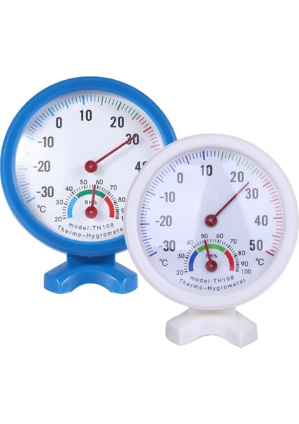 Beyaz 2 Adet 2/1 Adettermometre Higrometre Sıcaklık Ölçüm Araçları Ev Ofis Için Kapalı Açık Higrometre Nem Termometre Ölçer Ölçer (Yurt Dışından) fırsatları