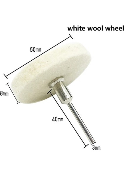 50MM Parlatma Bezi Tekerlek Parlatma Tekerlek Altın Gümüş Takı Ayna Cila Pedi Öğütücü Elektrikli Alet Aksesuarları (Yurt Dışından)