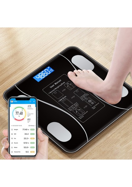 Pembe Bluetooth Uyumlu Elektronik Tartı Vücut Dijital Akıllı Ev Tartı Ev Insan Sağlığı Yağ Ölçüm Ölçeği (Yurt Dışından) fırsatları