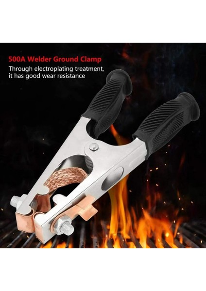 500A Kaynak Topraklama Kelepçesi Kaynak Elektrot Tutucu Topraklama Kablo Klipsi Zemin Kelepçesi Manuel Kaynakçı Bakır Kaynakçı Araçları (Yurt Dışından) fırsatları