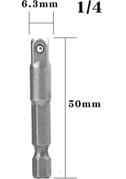 30MM 4 Adet Matkap Soket Adaptörü Darbeli Sürücü W/hex Shank Kare Soket Matkap Uçları Bar Uzatma 1/4 "el Alet Takımı Soketler (Yurt Dışından)
